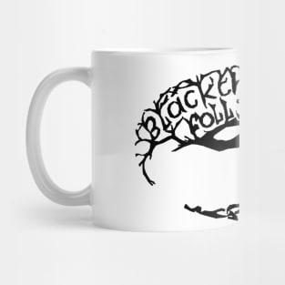 Black Blackthorn Folly Logo Mug